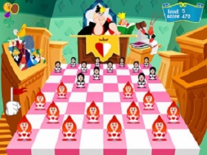 GAMES CHECKERS OF ALICE IN WONDERLAND